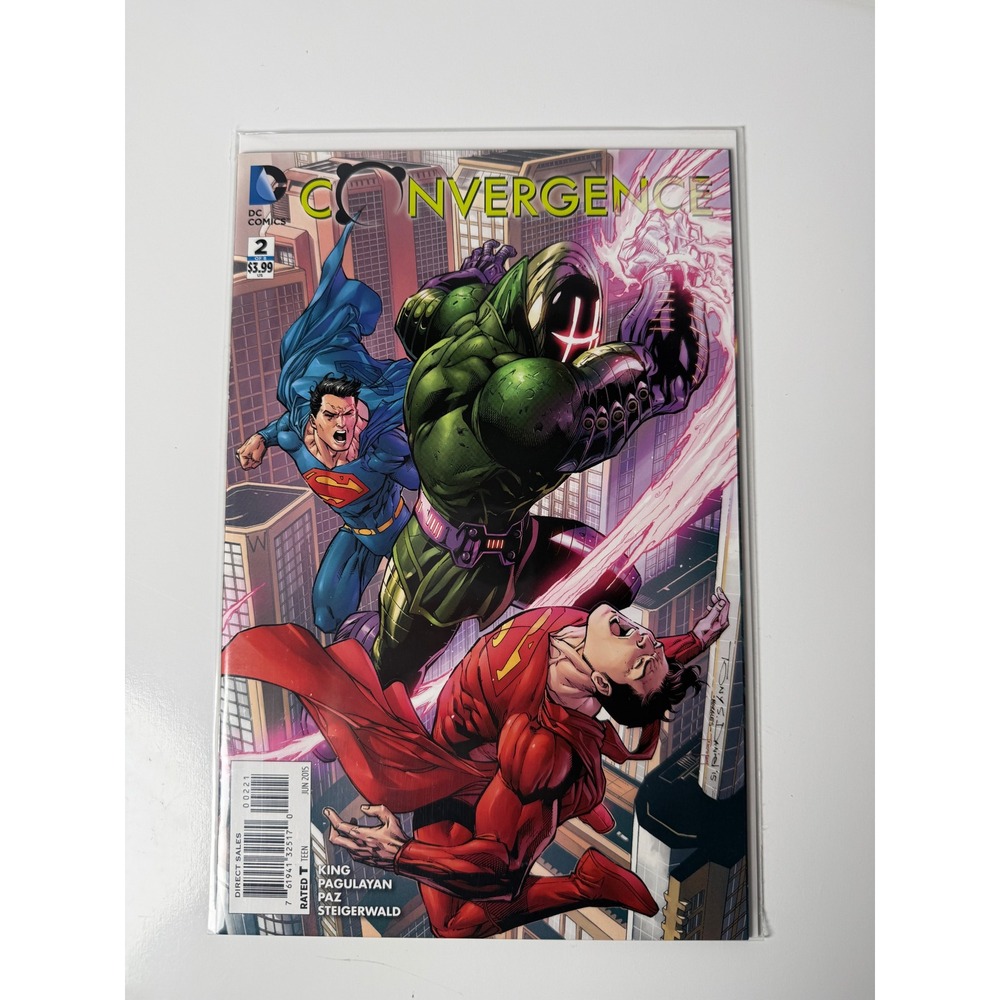DC Comics Convergence 2 2015 Superman Brainiac Ivan Reis Cover DC Universe